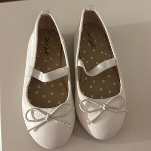 Cat & Jack White Ballet Flats | Size 8 Toddler